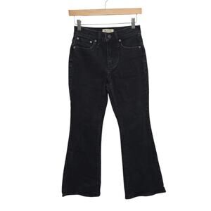 Madewell‎ The Perfect Vintage Flare Jean Black Sherborn Wash Womens Size 24 P